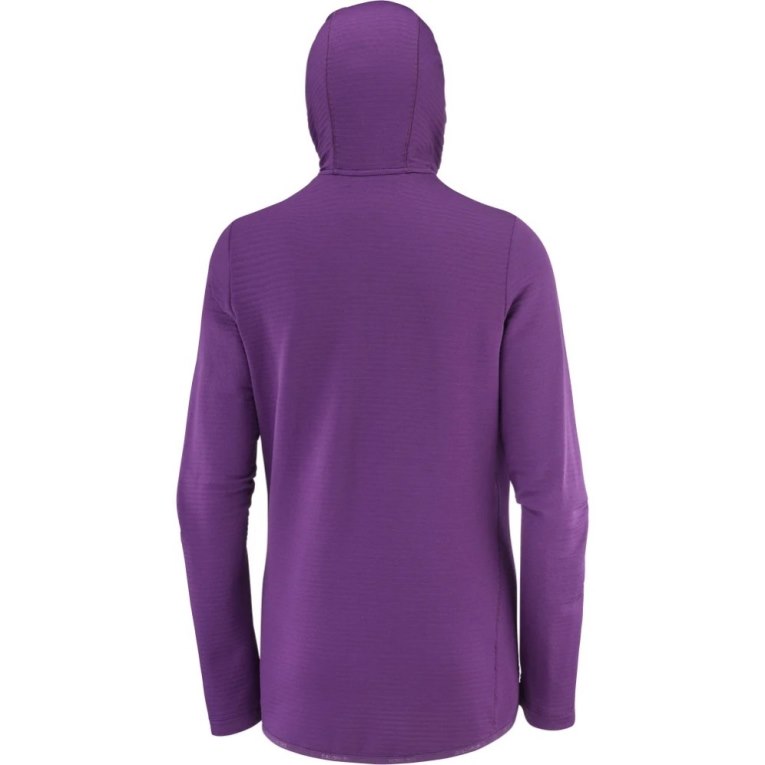 Casaco Salomon Essential Lightwarm Encapuzado Feminino Roxo | PT L47508